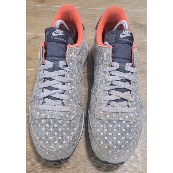 2014 Nike Men's Sz 10 Internationalist Ltr Polka Dot Running Shoes 705279-002 - Picture 2 of 9